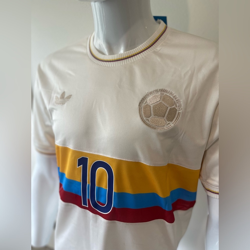 Colombia centennial jersey and shorts 
Player James Rodriguez 
Number 10